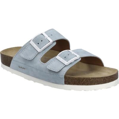 Sandales pour Femmes - JOSEF SEIBEL Hermine 06 - Bleu - Cuir - Lacets - 2 cm - Basse Bleu - Publicité Sandales pour Femmes - JOSEF SEIBEL Hermine 06 - Bleu - Cuir - Lacets - 2 cm - Basse Bleu - Publicité