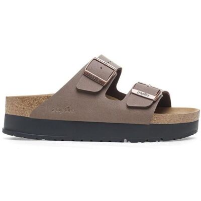 Birkenstock sandales Arizona Pap Flex Platform Etroite Marron - Publicité Birkenstock sandales Arizona Pap Flex Platform Etroite Marron - Publicité