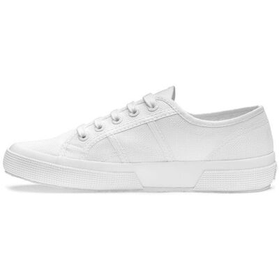 Baskets - SUPERGA - 2750 Cotu Classic - Mixte - Lacets - Blanc - Textile - Plat Blanc - Publicité Baskets - SUPERGA - 2750 Cotu Classic - Mixte - Lacets - Blanc - Textile - Plat Blanc - Publicité