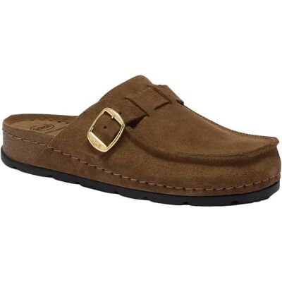 Mules femme Scholl Bora - cacao Marron - Publicité Mules femme Scholl Bora - cacao Marron - Publicité