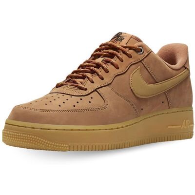 Basket Nike Air Force 107 WB Bronze CJ9179-200 - Homme - Cuir - Lacets Marron - Publicité Basket Nike Air Force 107 WB Bronze CJ9179-200 - Homme - Cuir - Lacets Marron - Publicité
