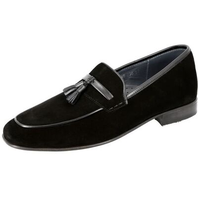 Chaussure Homme Richelieu en cuir Daim Noir 730 - Belym - Doublure en cuir de vachette Noir - Publicité Chaussure Homme Richelieu en cuir Daim Noir 730 - Belym - Doublure en cuir de vachette Noir - Publicité