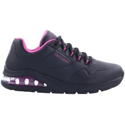 Chaussures SKECHERS Uno 2 Noir - Femme/Adulte - Synthétique - Plat - Lacets Noir - Publicité Chaussures SKECHERS Uno 2 Noir - Femme/Adulte - Synthétique - Plat - Lacets Noir - Publicité