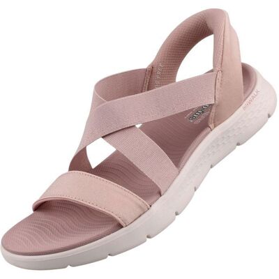 Skechers Sandales classiques pour Femme 141489-ROS Rose Rose - Publicité Skechers Sandales classiques pour Femme 141489-ROS Rose Rose - Publicité