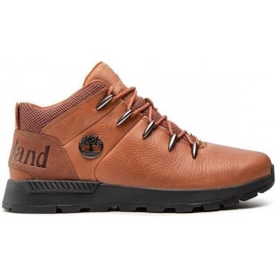 Bottines pour adulte TIMBERLAND SPRINT TRE en cuir marron à lacets et talon plat de 3 cm Marron - Publicité Bottines pour adulte TIMBERLAND SPRINT TRE en cuir marron à lacets et talon plat de 3 cm Marron - Publicité