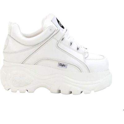 Chaussure à lacets Buffalo 1339-14 2-0 - Cuir - Blanc - Femme Blanc - Publicité Chaussure à lacets Buffalo 1339-14 2-0 - Cuir - Blanc - Femme Blanc - Publicité