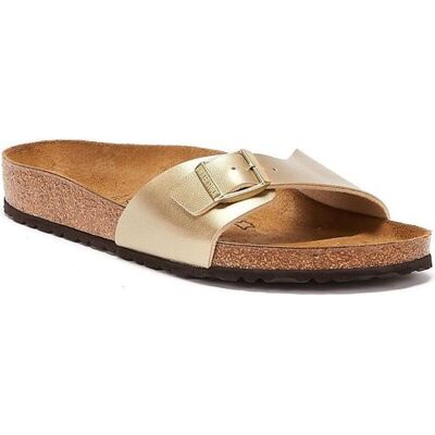 Birkenstock Sandales dorées pour femmes Gris - Publicité Birkenstock Sandales dorées pour femmes Gris - Publicité