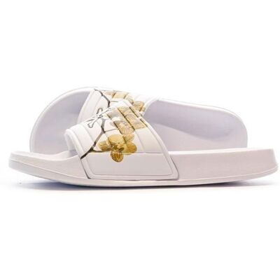 Kappa Claquettes Noles 7 pour Homme - Blanc - Polyuréthane - Adulte Blanc - Publicité Kappa Claquettes Noles 7 pour Homme - Blanc - Polyuréthane - Adulte Blanc - Publicité