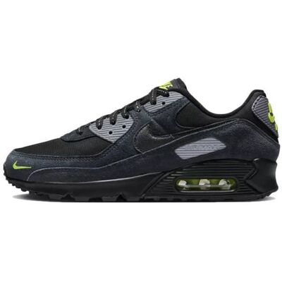 Baskets Nike Air Max 90 - Homme - Noir - Lacets - Synthétique Noir - Publicité Baskets Nike Air Max 90 - Homme - Noir - Lacets - Synthétique Noir - Publicité