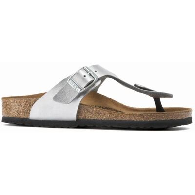Sandales étroites fille Birkenstock Gizeh Birko-Flor Gris - Publicité Sandales étroites fille Birkenstock Gizeh Birko-Flor Gris - Publicité