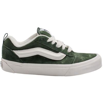 Vans Chaussures Knu Skool pour hommes et femmes VN000D22EMU1-Pin vert Vert - Publicité Vans Chaussures Knu Skool pour hommes et femmes VN000D22EMU1-Pin vert Vert - Publicité