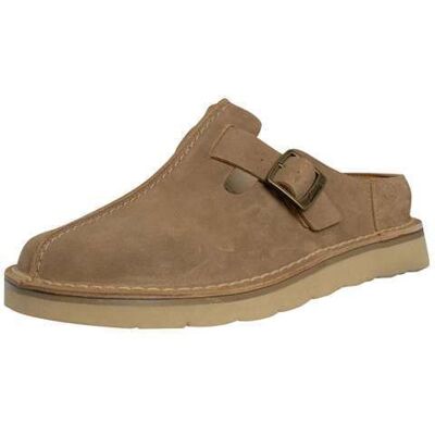 Mules En Daim Solsbury - Clarks Beige - Publicité Mules En Daim Solsbury - Clarks Beige - Publicité