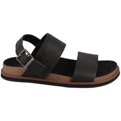 Sandale plate - TIMBERLAND AMALFI VIBES 2 BAND - Noir - Cuir - Talon plat Noir - Publicité Sandale plate - TIMBERLAND AMALFI VIBES 2 BAND - Noir - Cuir - Talon plat Noir - Publicité