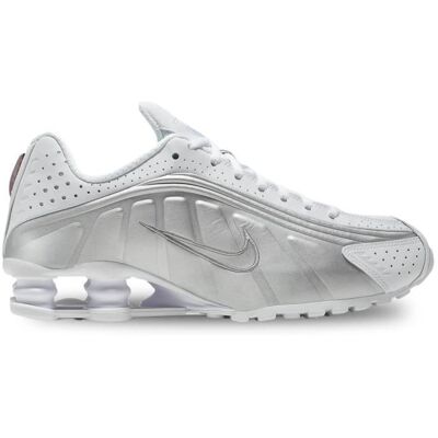 Nike Wmns Shox R4 Chaussures pour Femme Blanc AR3565-101 Blanc - Publicité Nike Wmns Shox R4 Chaussures pour Femme Blanc AR3565-101 Blanc - Publicité