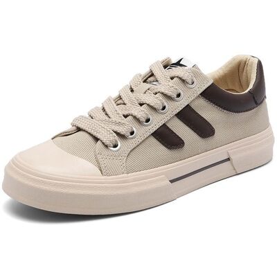 INSFITY Baskets Homme en Toile Ville Sneakers Basse Casual Chaussures Légères Respirantes Confortables - Kaki - Publicité INSFITY Baskets Homme en Toile Ville Sneakers Basse Casual Chaussures Légères Respirantes Confortables - Kaki - Publicité