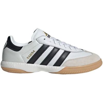 Baskets adidas Samba Blanc Mixte Blanc - Publicité Baskets adidas Samba Blanc Mixte Blanc - Publicité