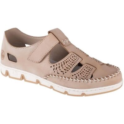 Chaussures Femme - RIEKER - 4995861 - Talon 5 cm - Lacets - Beige Beige - Publicité Chaussures Femme - RIEKER - 4995861 - Talon 5 cm - Lacets - Beige Beige - Publicité