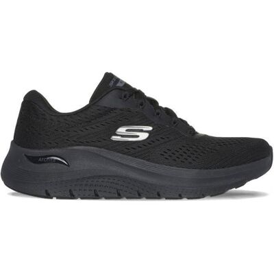 Chaussures Femme SKECHERS Arch Fit 2.0 - Big League Noir - Talon Plat - Lacets Noir - Publicité Chaussures Femme SKECHERS Arch Fit 2.0 - Big League Noir - Talon Plat - Lacets Noir - Publicité
