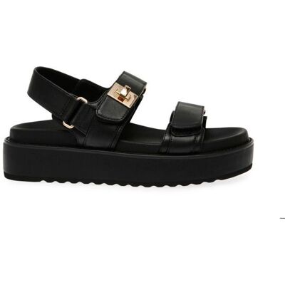 Sandales femme Steve Madden Bigmona Noir - Publicité Sandales femme Steve Madden Bigmona Noir - Publicité
