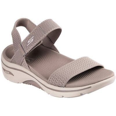 Sandales Skechers Go Walk Arch Fit 2.0 Marron Femme Marron - Publicité Sandales Skechers Go Walk Arch Fit 2.0 Marron Femme Marron - Publicité