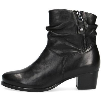 Bottines Femme - CAPRICE - Noir - Cuir souple - Zip Noir - Publicité Bottines Femme - CAPRICE - Noir - Cuir souple - Zip Noir - Publicité
