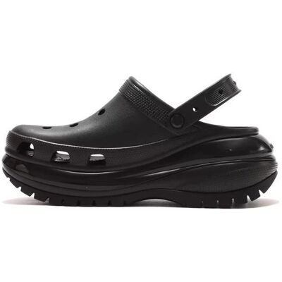 Sabots Crocs Classic Mega Crush - Noir - Homme - Plateforme - Bride au talon - Personnalisable Noir - Publicité Sabots Crocs Classic Mega Crush - Noir - Homme - Plateforme - Bride au talon - Personnalisable Noir - Publicité