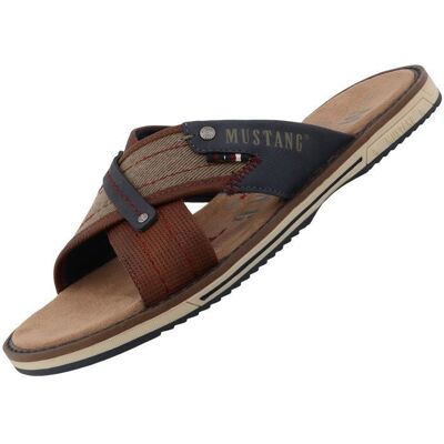 MUSTANG Mules pour Homme 26M0101001-cognac Marron Marron - Publicité MUSTANG Mules pour Homme 26M0101001-cognac Marron Marron - Publicité