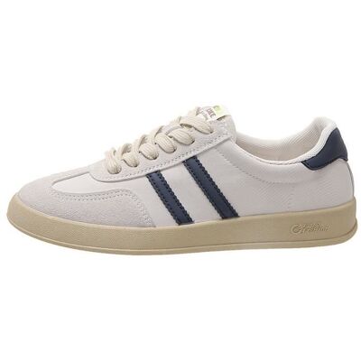 Basket Sneakers Femme INSFITY - Confortable Bicolore Plat Antidérapage en Cuir - Bleu Bleu - Publicité Basket Sneakers Femme INSFITY - Confortable Bicolore Plat Antidérapage en Cuir - Bleu Bleu - Publicité