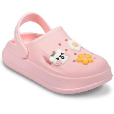 OZABI Sabot Enfant EVA Moelleux - 3 Pins Décoratifs - Lanière Pivotante SP9236 ROSE Rose - Publicité OZABI Sabot Enfant EVA Moelleux - 3 Pins Décoratifs - Lanière Pivotante SP9236 ROSE Rose - Publicité