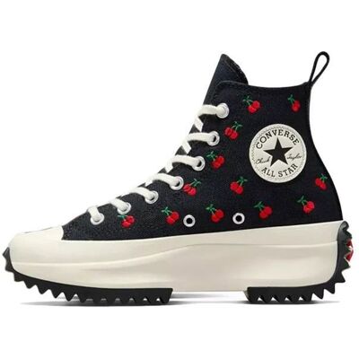 Basket Converse RUN STAR HIKE HI Rouge - Publicité Basket Converse RUN STAR HIKE HI Rouge - Publicité