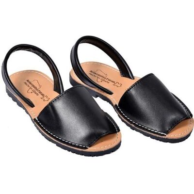 Sandales Femme en Cuir PREMIUM Confort Noir - Marque OZABI Noir - Publicité Sandales Femme en Cuir PREMIUM Confort Noir - Marque OZABI Noir - Publicité