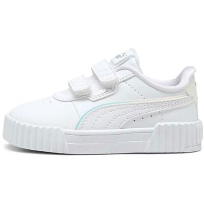Sneakers bébé fille Puma Carina 3.0 Blanc - Publicité Sneakers bébé fille Puma Carina 3.0 Blanc - Publicité