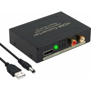 JEIIBRZUI Adaptateur Audio 4K HDMI Convertisseur Digital Analogique SPDIF/Toslink RCA - Publicité JEIIBRZUI Adaptateur Audio 4K HDMI Convertisseur Digital Analogique SPDIF/Toslink RCA - Publicité
