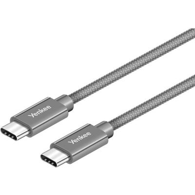 YENKE YCU C102 SR Câble USB C-C 2m - Publicité YENKE YCU C102 SR Câble USB C-C 2m - Publicité