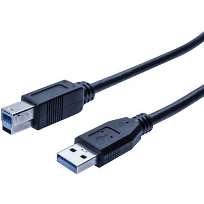 CONECTICPLUS Câble USB 3.0 type A/B noir 1m Noir - Publicité CONECTICPLUS Câble USB 3.0 type A/B noir 1m Noir - Publicité