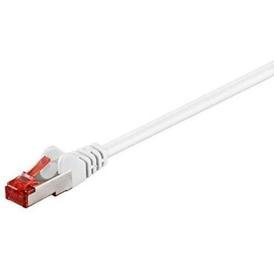Câble LAN Cat 6 Blanc - 15m pour Ethernet Gigabit - Publicité Câble LAN Cat 6 Blanc - 15m pour Ethernet Gigabit - Publicité