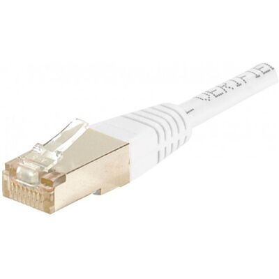 CONECTICPLUS Câble Ethernet Cat6 5m blindé blanc - Publicité CONECTICPLUS Câble Ethernet Cat6 5m blindé blanc - Publicité