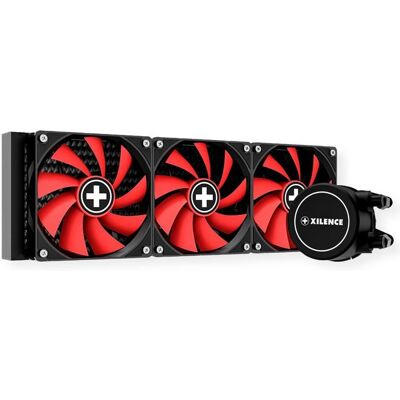 Kit Watercooling - XILENCE - LiQuRizer LQ360 - 360mm - Noir/Rouge Blanc - Publicité Kit Watercooling - XILENCE - LiQuRizer LQ360 - 360mm - Noir/Rouge Blanc - Publicité