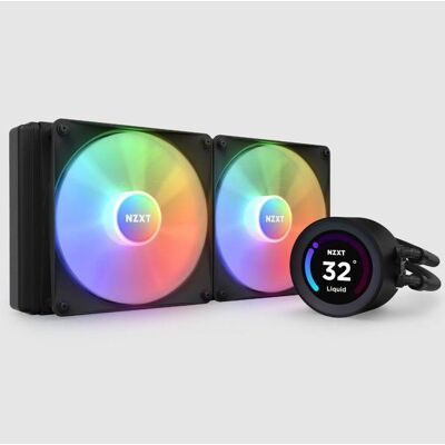 NZXT - Kraken Elite 280 RGB Black - Watercooling AIO RGB - Ventilateur 280 mm Noir - Publicité NZXT - Kraken Elite 280 RGB Black - Watercooling AIO RGB - Ventilateur 280 mm Noir - Publicité