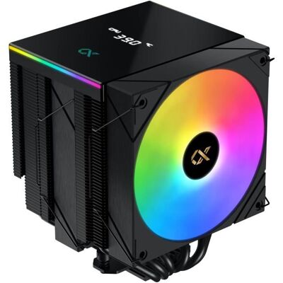 Ventirad CPU - XIGMATEK AK6 Dual Digital - AMD AM5/AM4 - Ventilateur 2x 120 mm ARGB - Noir Noir - Publicité Ventirad CPU - XIGMATEK AK6 Dual Digital - AMD AM5/AM4 - Ventilateur 2x 120 mm ARGB - Noir Noir - Publicité