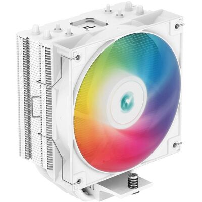 Ventirad CPU - DEEPCOOL - Gammaxx AG400 ARGB - 1x120mm - Compatible Intel et AMD - Couleur Blanc Blanc - Publicité Ventirad CPU - DEEPCOOL - Gammaxx AG400 ARGB - 1x120mm - Compatible Intel et AMD - Couleur Blanc Blanc - Publicité