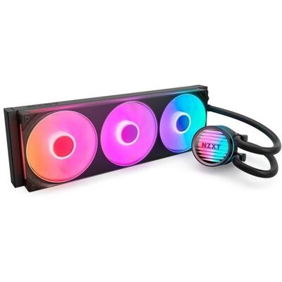 NZXT - Kraken Core RGB - RL-KR36C-B1 - Watercooling - 360mm Noir - Publicité NZXT - Kraken Core RGB - RL-KR36C-B1 - Watercooling - 360mm Noir - Publicité