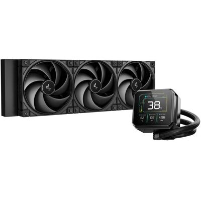 DEEPCOOL Spartacus 360 - Watercooling - 15 W - 360 mm AIO - Ecran 3.4 IPS - Pompe 6ème Génération - Noir Noir - Publicité DEEPCOOL Spartacus 360 - Watercooling - 15 W - 360 mm AIO - Ecran 3.4 IPS - Pompe 6ème Génération - Noir Noir - Publicité