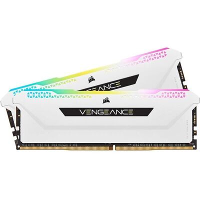 Mémoire RAM - CORSAIR - Vengeance RGB Pro SL DDR4 - 32GB 2x16GB DIMM - 3200 MHz - 1.35V - Blanc (CMH32GX4M2E3200C) - Publicité Mémoire RAM - CORSAIR - Vengeance RGB Pro SL DDR4 - 32GB 2x16GB DIMM - 3200 MHz - 1.35V - Blanc (CMH32GX4M2E3200C) - Publicité