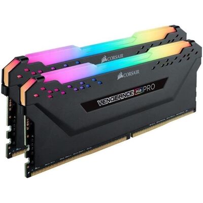 Mémoire RAM - CORSAIR - Vengeance RGB Pro DDR4 - 16GB 2x8GB DIMM - 3200 MHz - 1.35V - Noir (CMW16GX4M2C3200C) - Publicité Mémoire RAM - CORSAIR - Vengeance RGB Pro DDR4 - 16GB 2x8GB DIMM - 3200 MHz - 1.35V - Noir (CMW16GX4M2C3200C) - Publicité