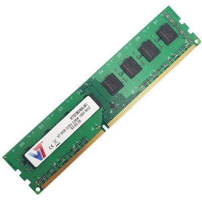 Barrette Mémoire 8Go RAM DDR3 V7 V73T8GNAJKI DIMM PC3-12800 - Publicité Barrette Mémoire 8Go RAM DDR3 V7 V73T8GNAJKI DIMM PC3-12800 - Publicité