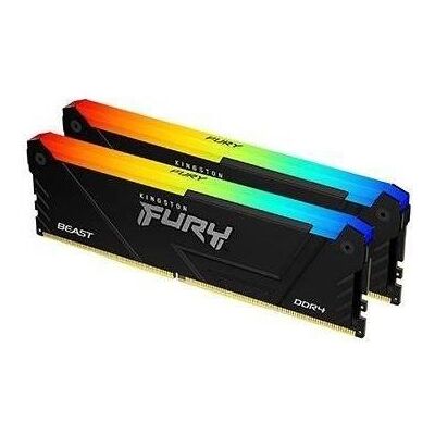 KINGSTON TECHNOLOGY Mémoire RAM - KINGSTON - FURY Beast - RGB - 32 Go (2 x 16 Go) - DDR4 - 3200 MHz CL16 - (KF432C16BB2AK2/32) - Publicité KINGSTON TECHNOLOGY Mémoire RAM - KINGSTON - FURY Beast - RGB - 32 Go (2 x 16 Go) - DDR4 - 3200 MHz CL16 - (KF432C16BB2AK2/32) - Publicité