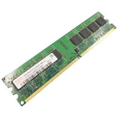 Barrette Mémoire 1Go RAM DDR2 Hynix HYMP512U64BP8-C4 DIMM PC2-6400U 2Rx8 - Publicité Barrette Mémoire 1Go RAM DDR2 Hynix HYMP512U64BP8-C4 DIMM PC2-6400U 2Rx8 - Publicité
