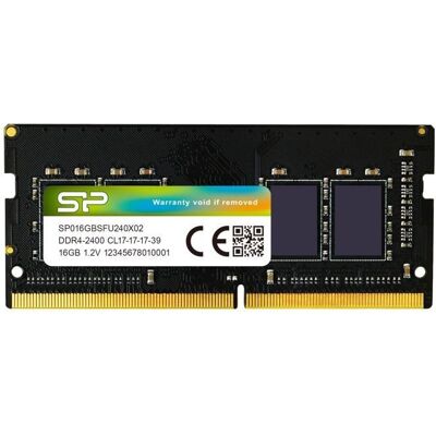 SP SILICON POWER Mémoire RAM DDR4 - Silicon Power - 16Go - 2400MT/s - CL17 - SODIMM - Publicité SP SILICON POWER Mémoire RAM DDR4 - Silicon Power - 16Go - 2400MT/s - CL17 - SODIMM - Publicité