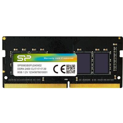 SP SILICON POWER Mémoire RAM DDR4 - Silicon Power - 8Go 2400MT/s - CL17 SODIMM - SP008GBSFU240X02 - Publicité SP SILICON POWER Mémoire RAM DDR4 - Silicon Power - 8Go 2400MT/s - CL17 SODIMM - SP008GBSFU240X02 - Publicité